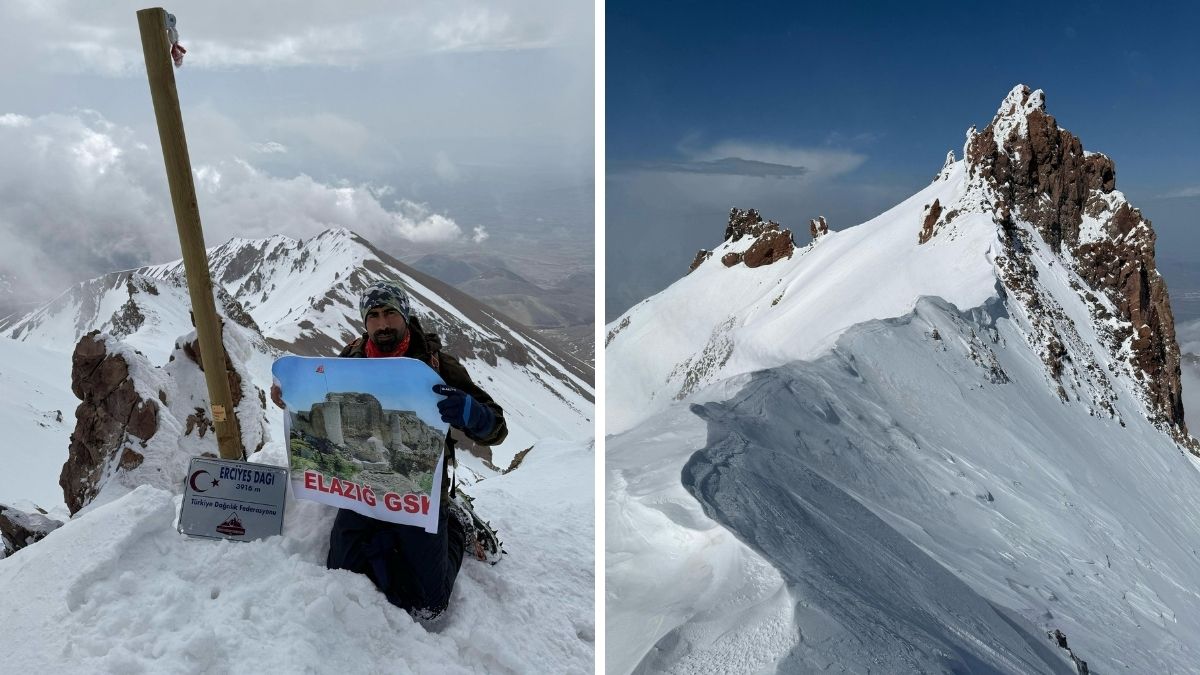Erciyes Dağı’na Tırmanmak Için 435 Kilometreden Geldi! Zirveye 13 Saatte Çıktı (2)