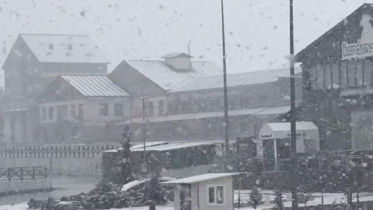 Erciyes Nisan Ayı Kar Yağışı (1)