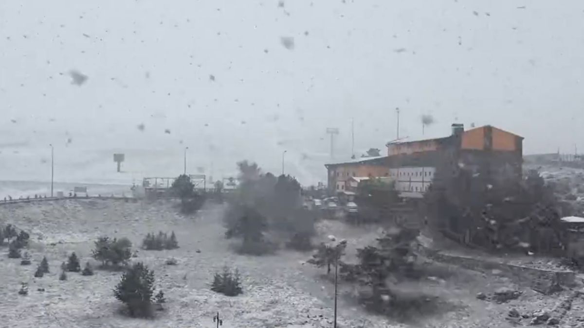 Erciyes Nisan Ayı Kar Yağışı (3)