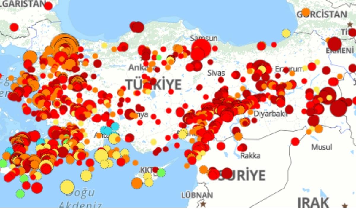 Türkiye'de Deprem
