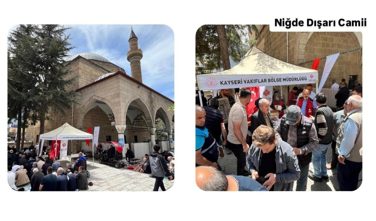 Nevşehir Damat İbrahim Paşa Külliyesi Kurşunlu Camii'nde  hatim duaları yapıldı, mevlitler okundu, dualar edildi.