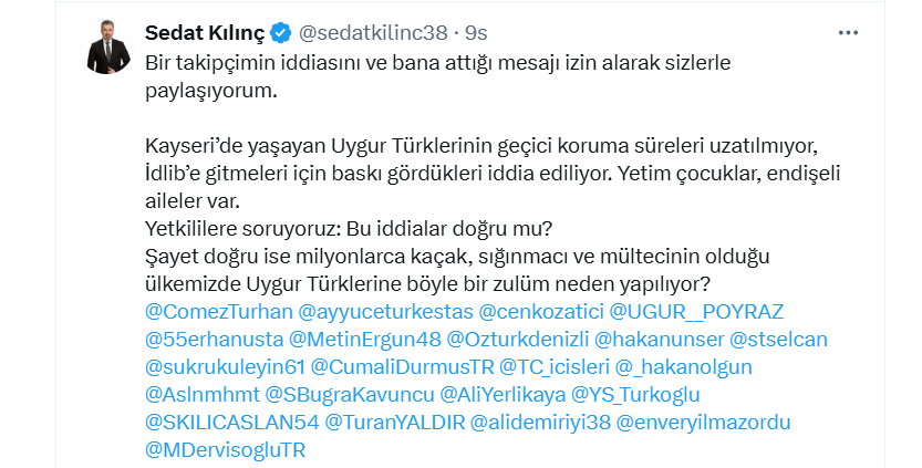SEDAT KILINÇ