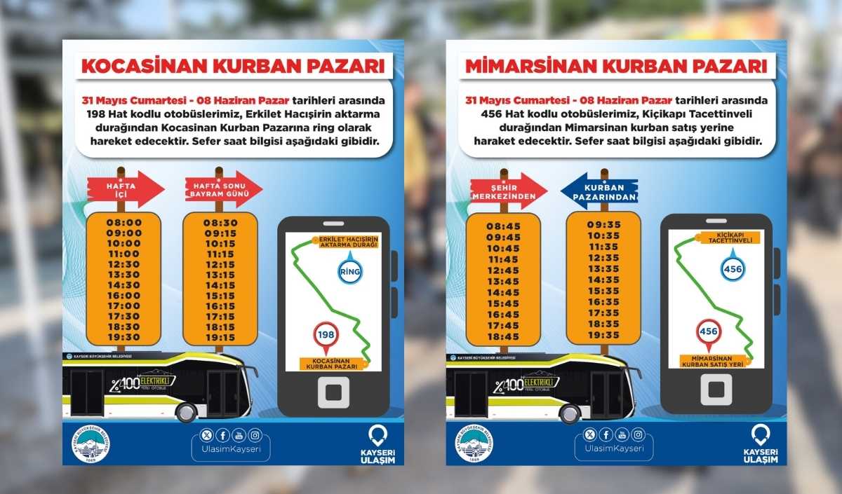Kayseride Ulaşım Müjdesi Ek Seferler Düzenlenecek (2)