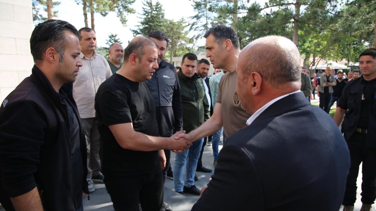 Kayserili Emniyet Müdürü'nün Acı Günü! Oğlu Son Yolculuğuna Uğurlandı (1)