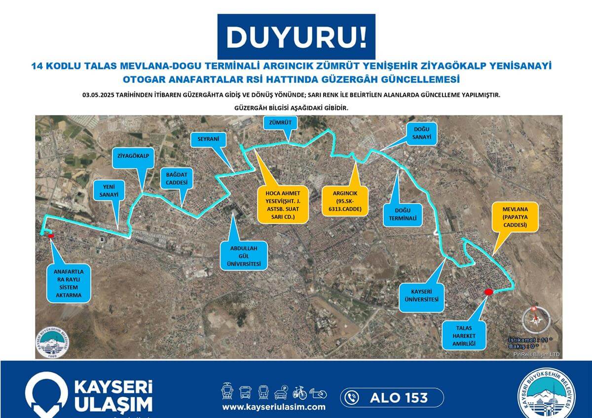 Talas Mevlana Doğu