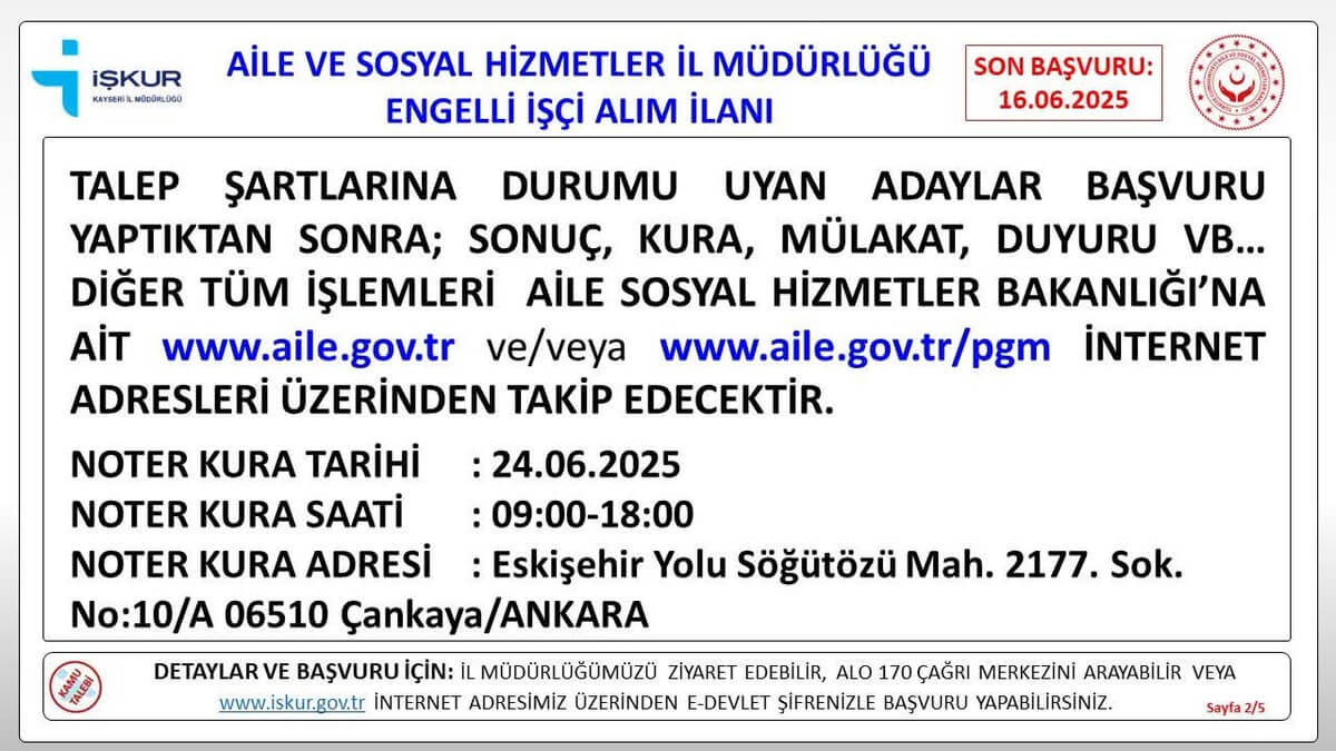 Kayseri il müdürlüğü