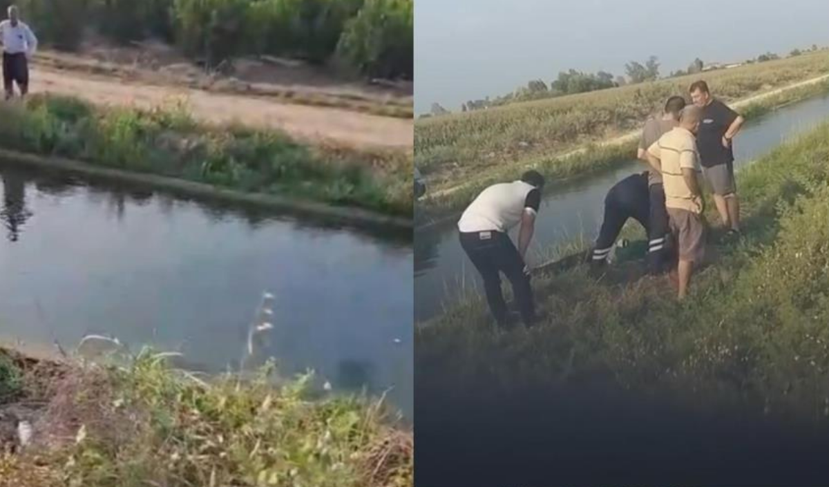 Adana Sulama Kanalı Kaza