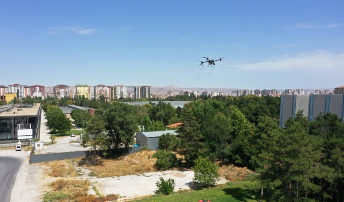 Haşerelere Geçit Yok! Kayseri Dronla İlaçlanıyor (3)