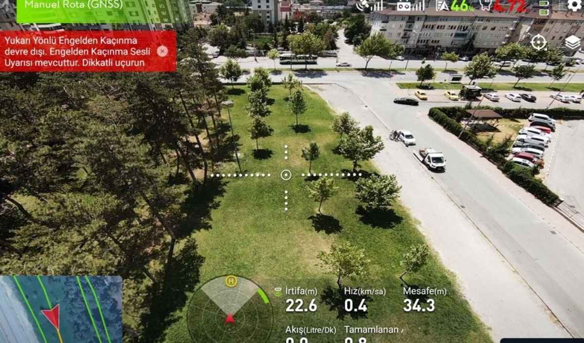 Haşerelere Geçit Yok! Kayseri Dronla İlaçlanıyor