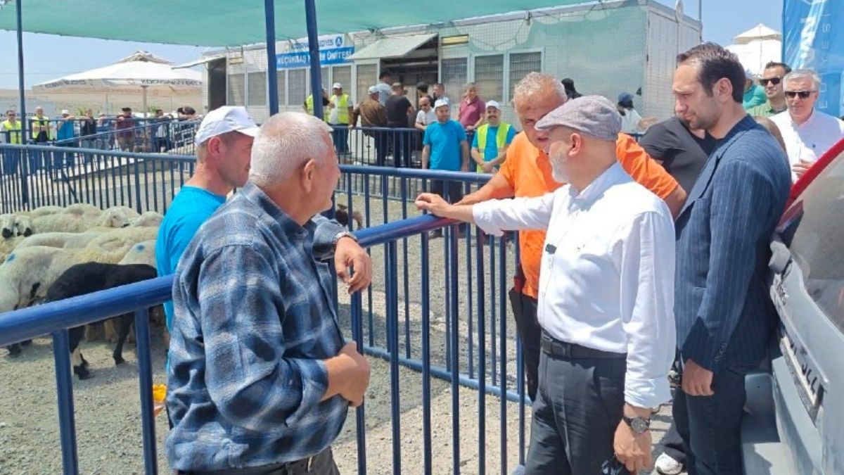 Kayseri'de Başkan Kurban Kesim Yerini Inceledi! 2 Hayvan Bertaraf Edildi (3)