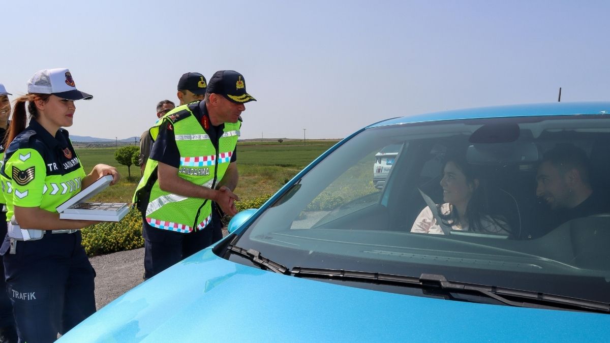 Kayseri'de Jandarma Komutanı Teftişe Çıktı! Tedbirleri Yerinde Inceledi (3)