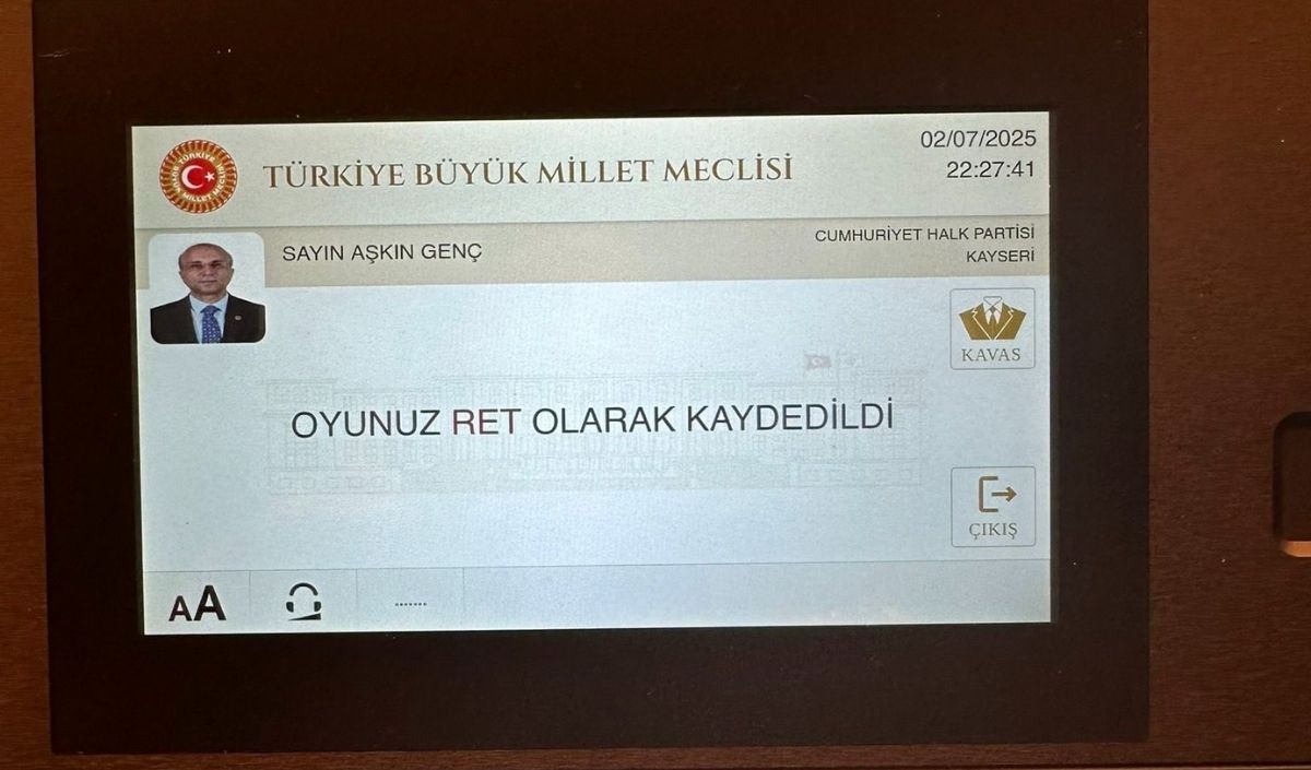 Aşkın Genç Iklim Kanunu Oyu (2)