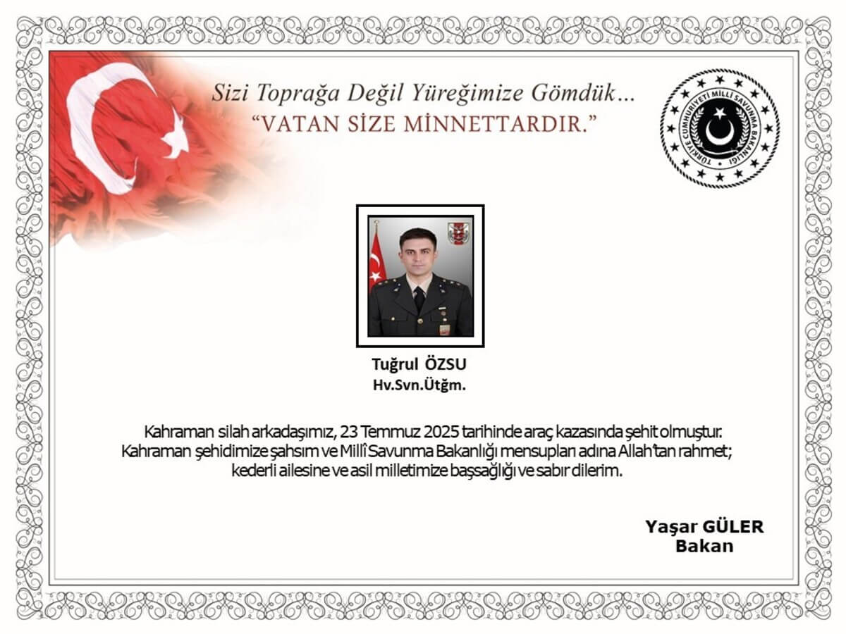 kaza şehit