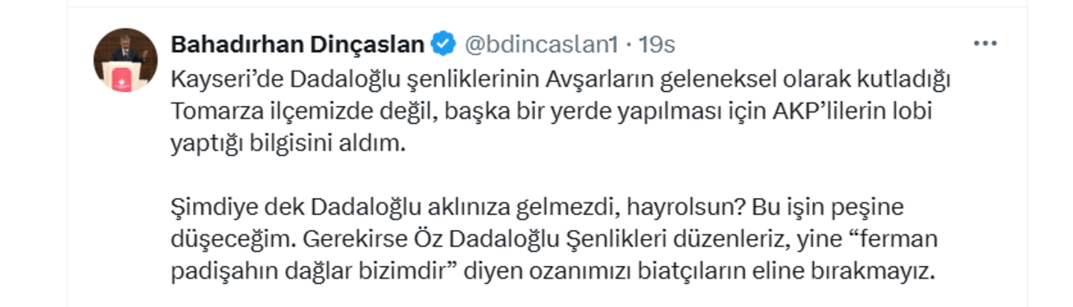 bahadır dinçarslan