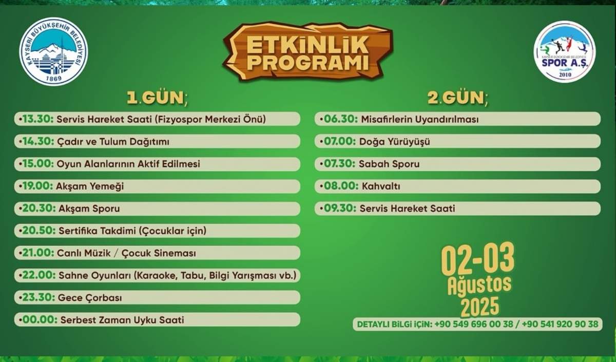 Kayseri Doğa Kampına Büyük Ilgi (2)