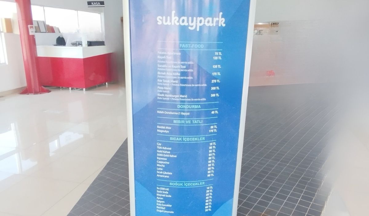 Menü 1 Su Kaypak