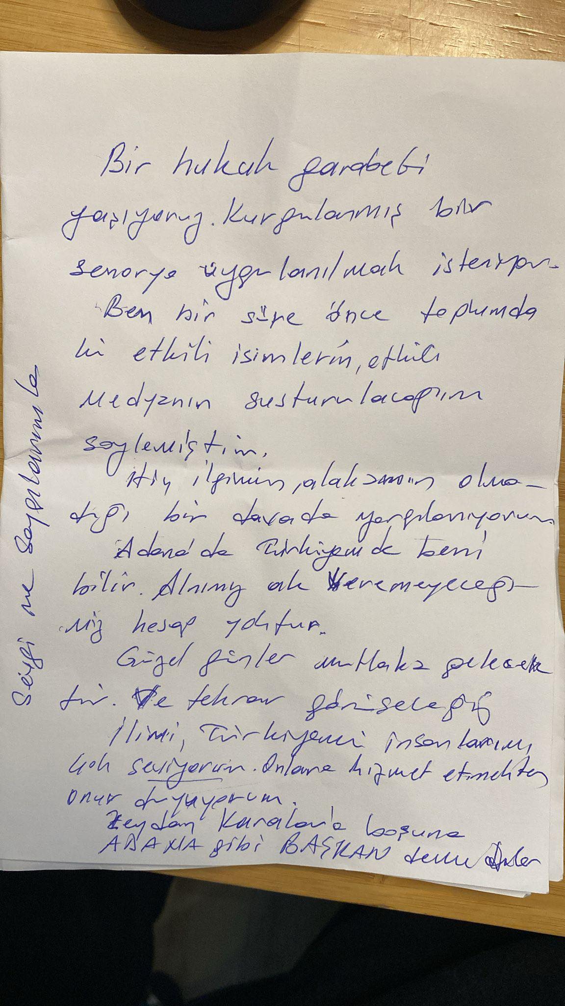 Zeydan Karalar Eşinden Not (4)