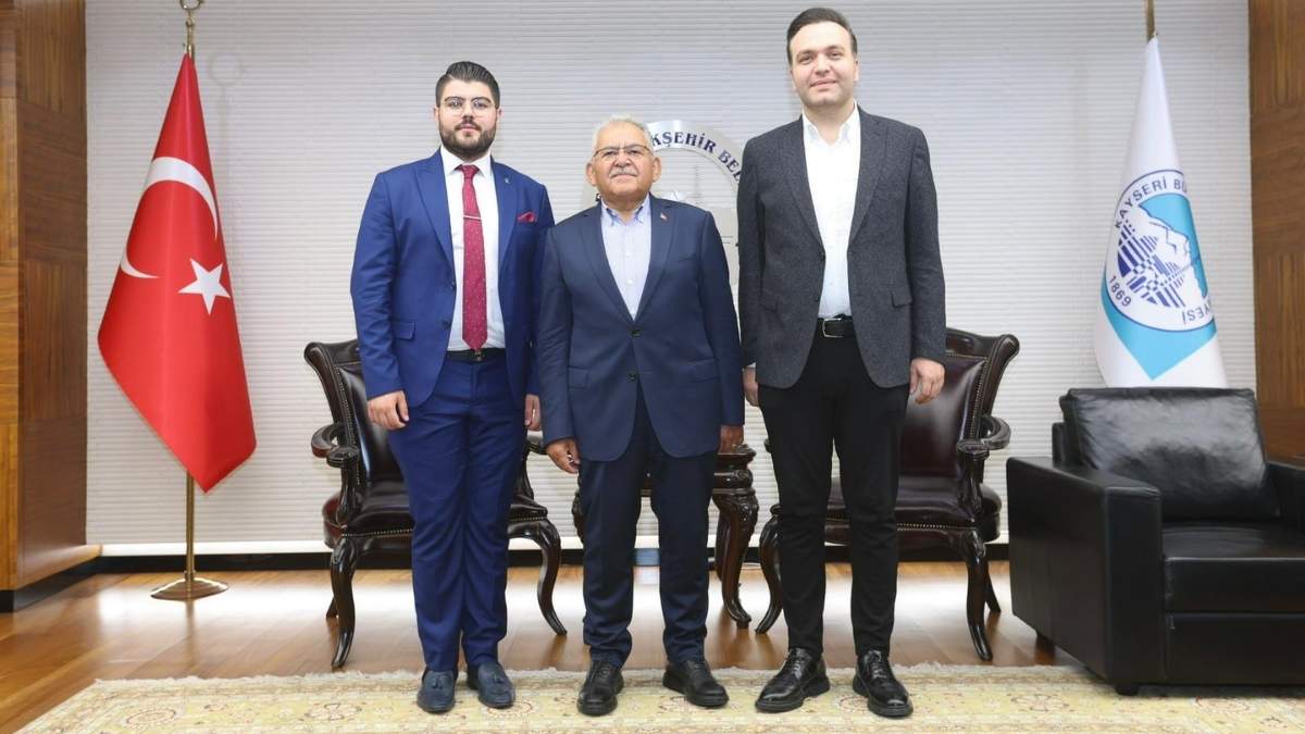 Başkan Büyükkılıç, Ak Parti Gençlik Kolları Başkanı Yusuf İbiş’i Ağırladı (3)