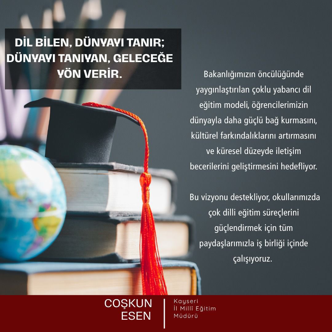 Coşkun Esen’den Eğitim Vurgusu! Kayseri’de Çoklu Yabancı Dil Modeli (2)