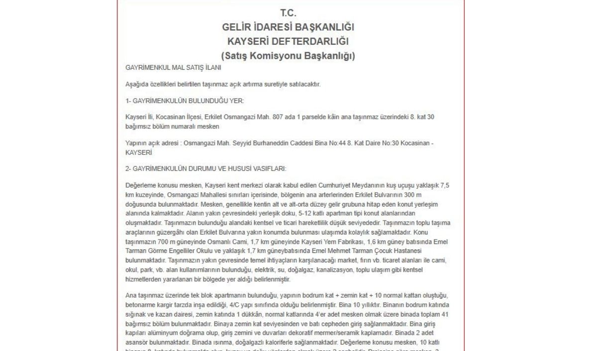 Kayseri̇ İcra Satilik Ev (4)