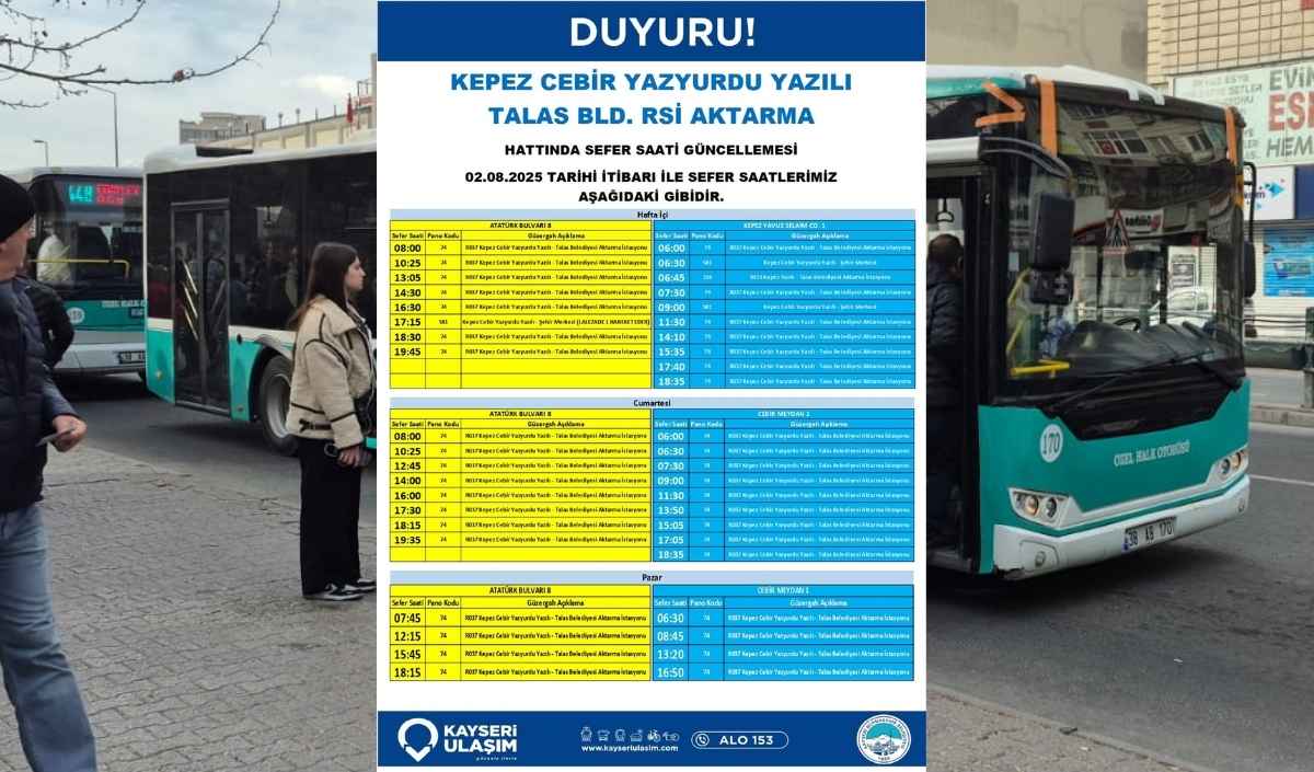 Kayseri Ulaşımda Değişiklik (2)