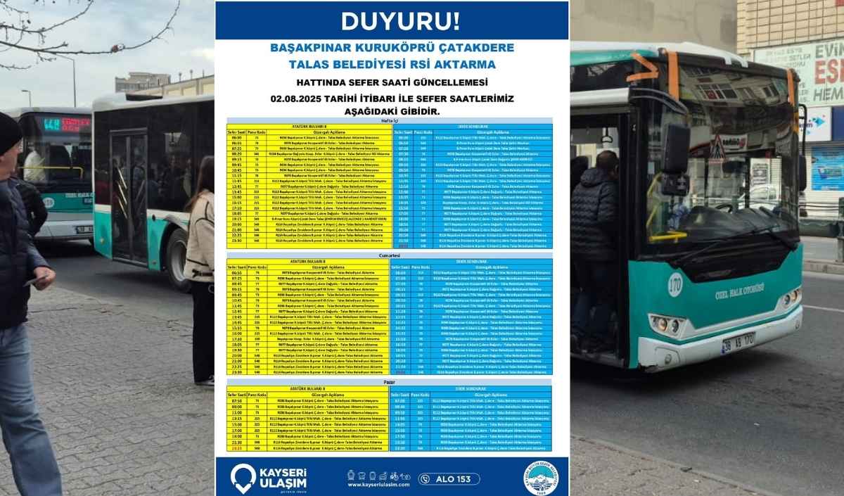 Kayseri Ulaşımda Değişiklik (3)