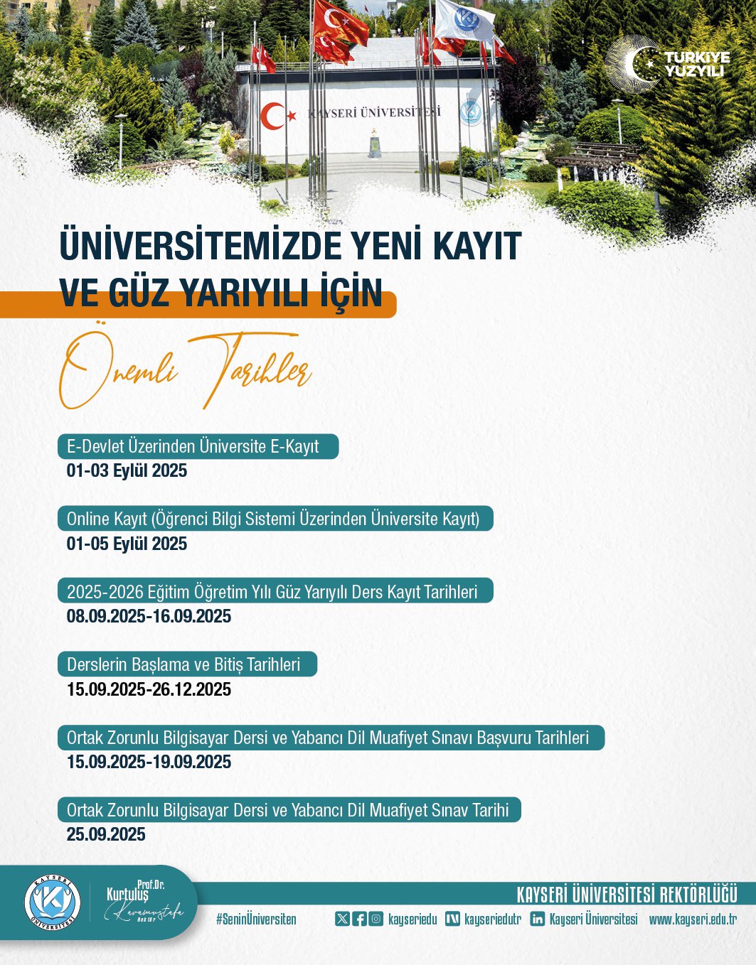 Kayseri Üniversitesi O Tarihleri Açıkladı! Yeni Dönem Için Heyecanlı Bekleyiş (5)