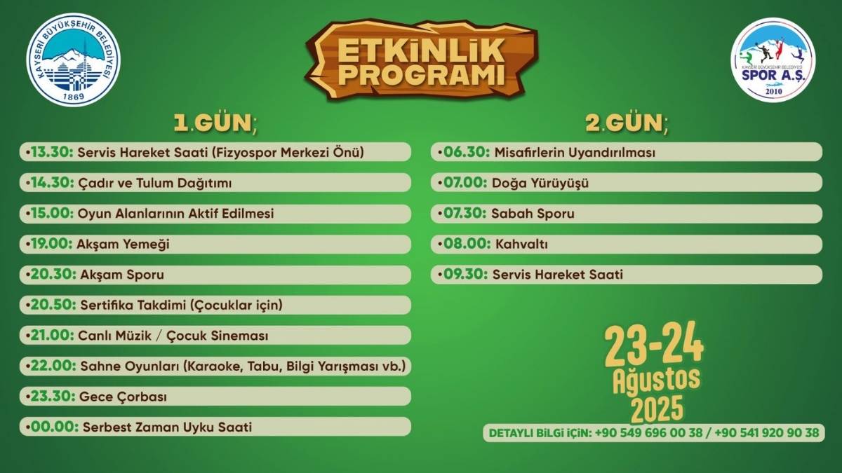 Kayseri’de Doğa Kampı Kayıtları Başladı! (3)