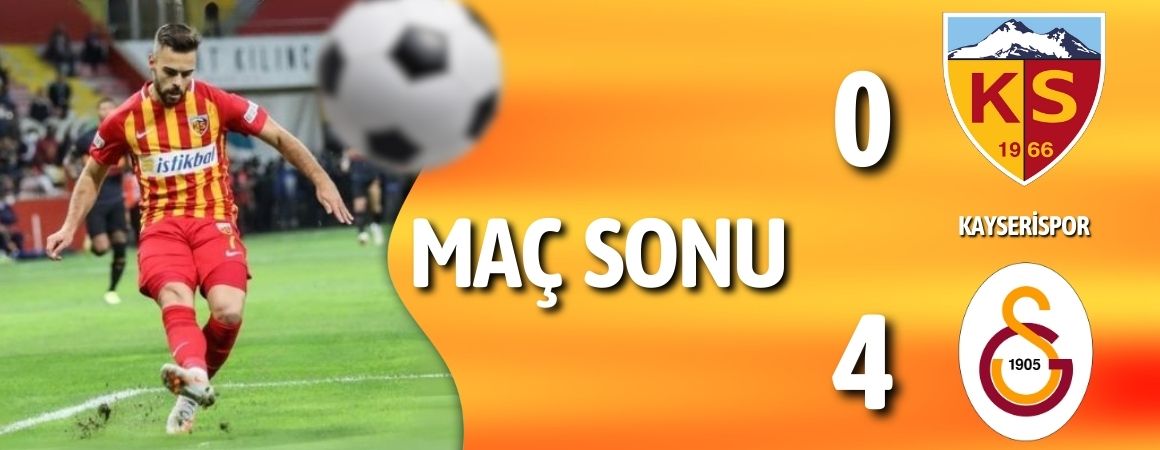 Zercorner Kayserispor- Galatasaray maçın önemli anları