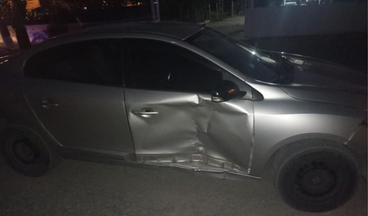 Motosiklet Ile Otomobil Çarpıştı 1 Yaralı (1)