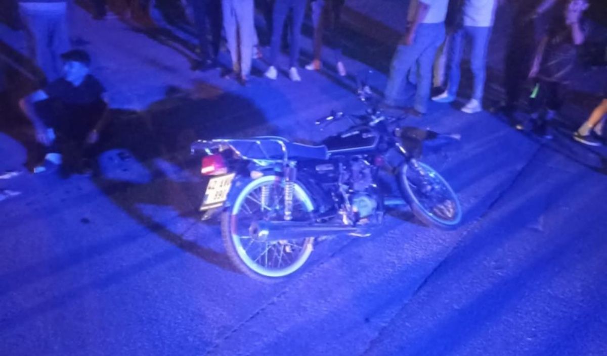 Otomobil Ve Motosiklet Çarpıştı! 1 Yaralı (1)