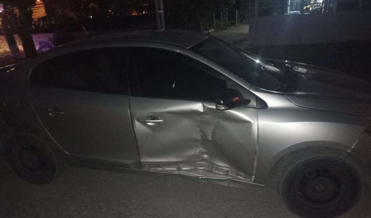 Otomobil Ve Motosiklet Çarpıştı! 1 Yaralı (2)