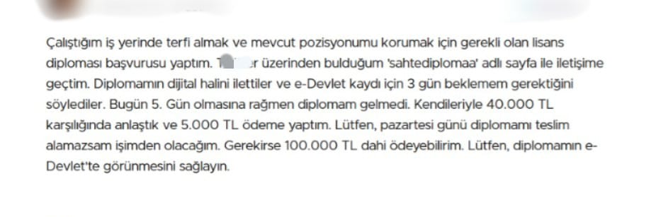 Sahte Diploma Ticareti Hız Kesmiyor! İşverenler Risk Altında (2)