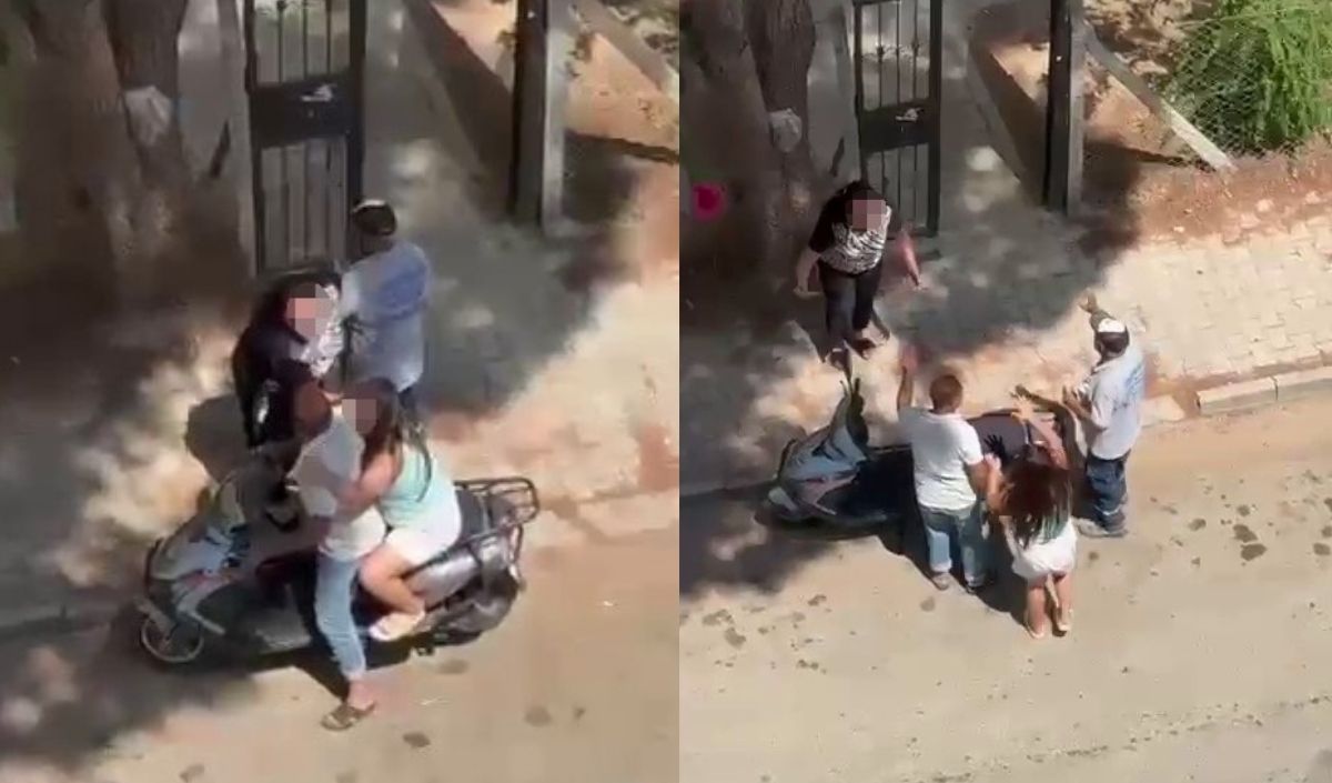 Sinir Krizi Geçirdi! Kızını Bıçakla Kovaladı (1)