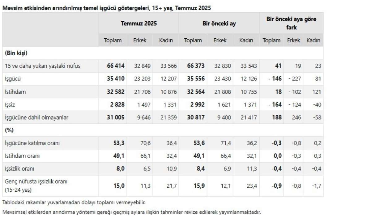Tüi̇k İşsi̇zli̇k (2)