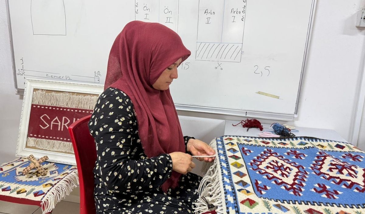 Unutulmaya Yüz Tutmuş Sarız Kilimleri Yeniden Hayat Buluyor (4)