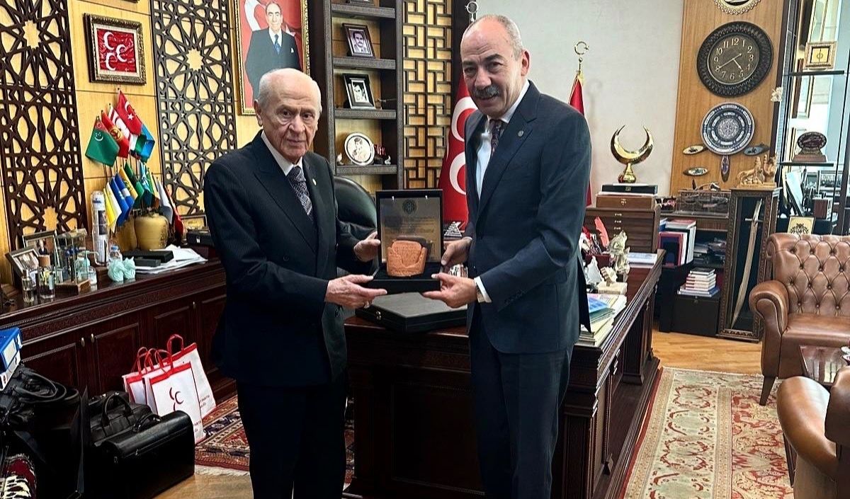 Yıllar Sonra Kritik Buluşma! Kayseri Ticaret Odası’ndan Bahçeli Ziyareti (4)
