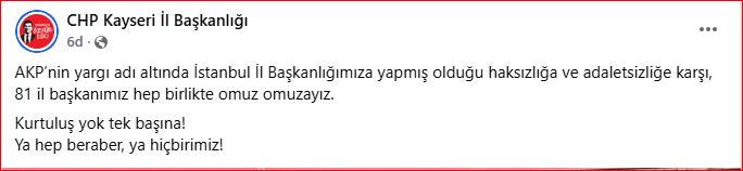Chp Kayseri