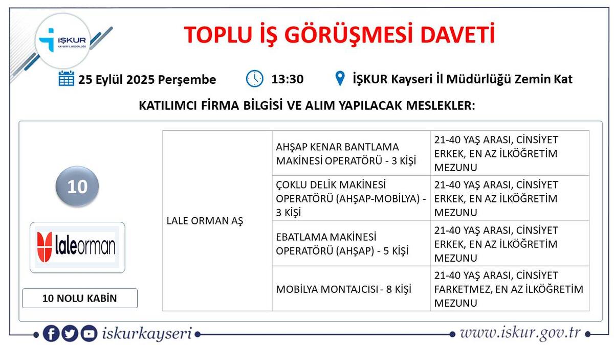toplu iş görüşmesi