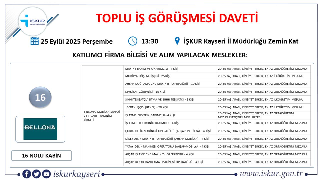 toplu iş görüşmesi