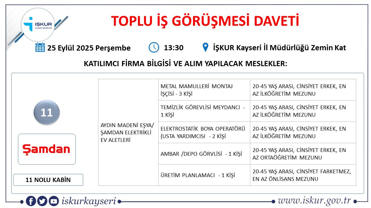 toplu iş görüşmesi