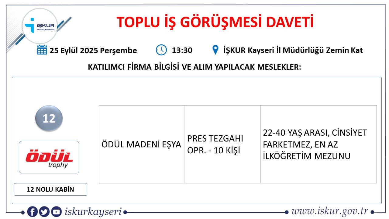 toplu iş görüşmesi