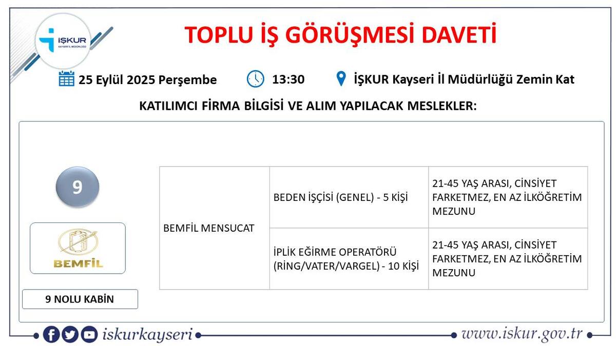 toplu iş görüşmesi