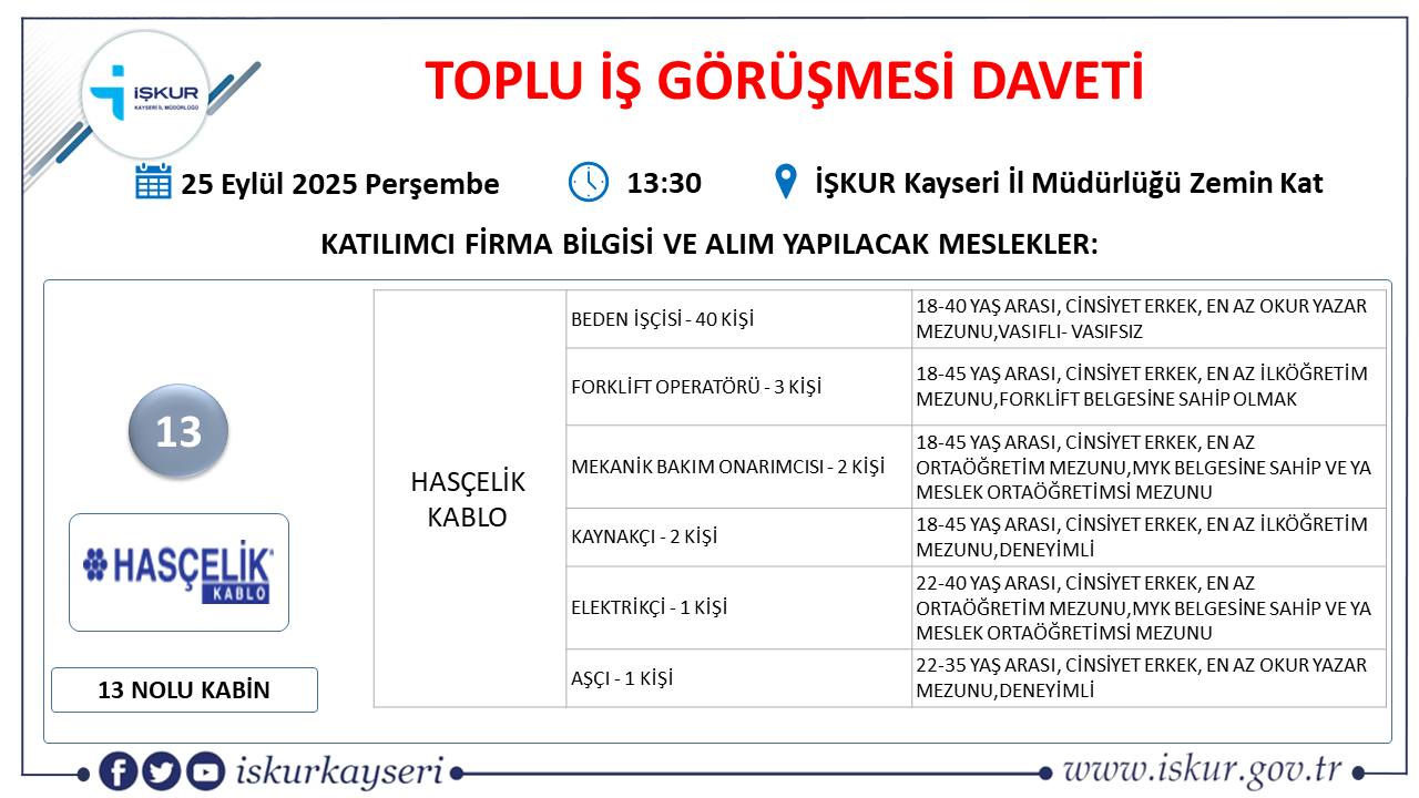 toplu iş görüşmesi