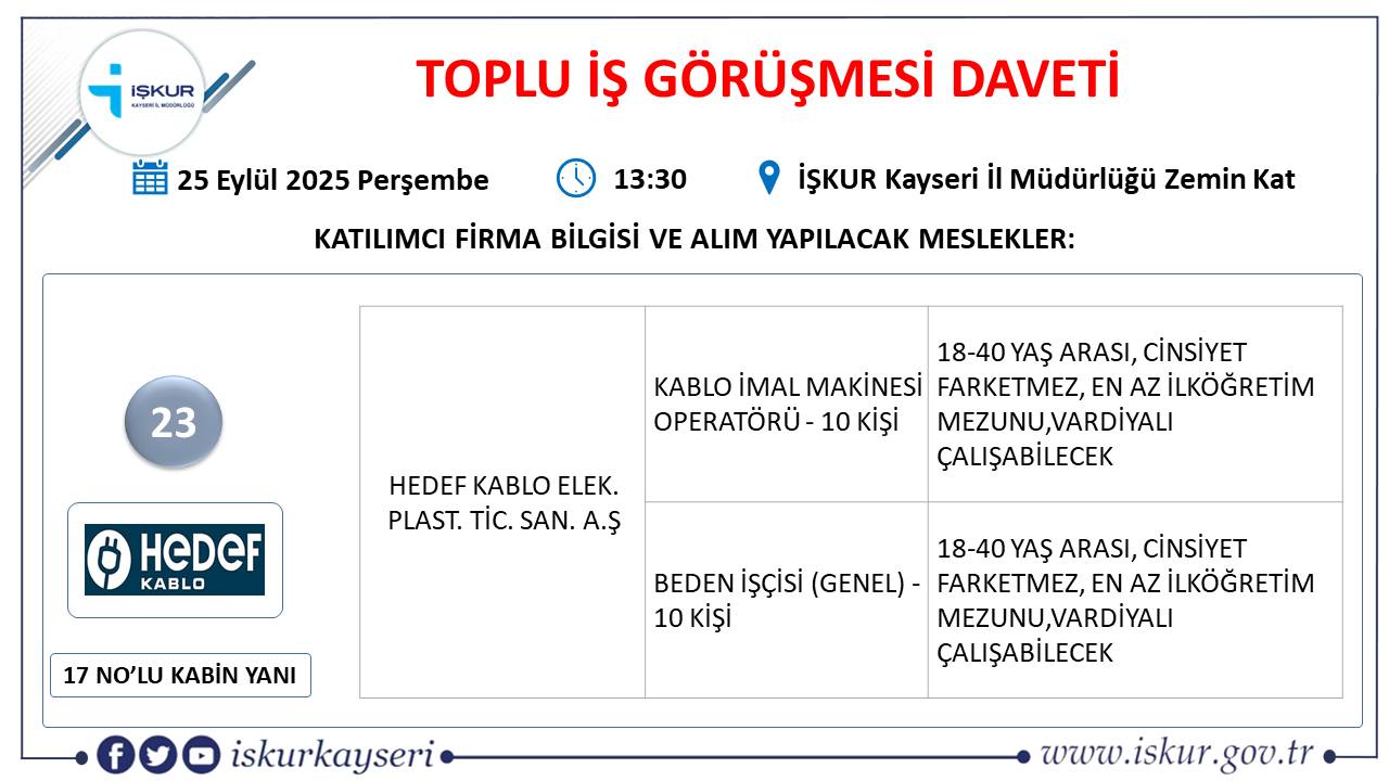 toplu iş görüşmesi