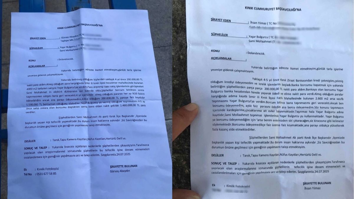 Ak Parti Izmir Tefecilik Iddiasi (3)