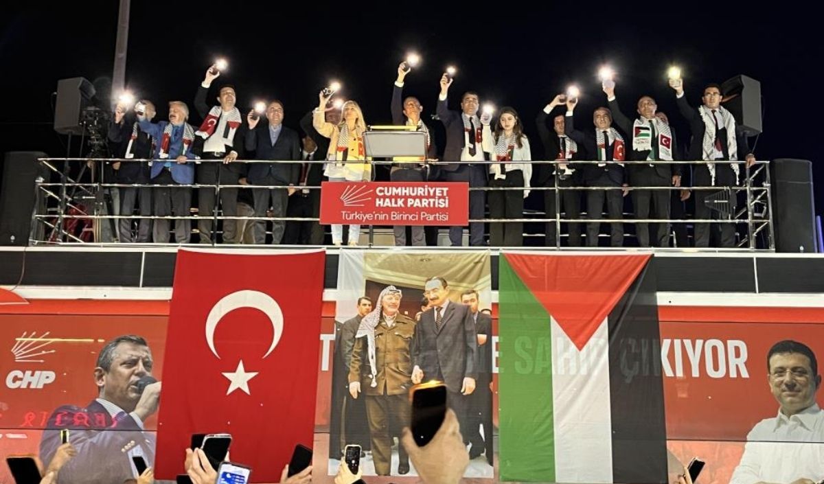 Chp'den Filistin'e Destek Mitingi (2)