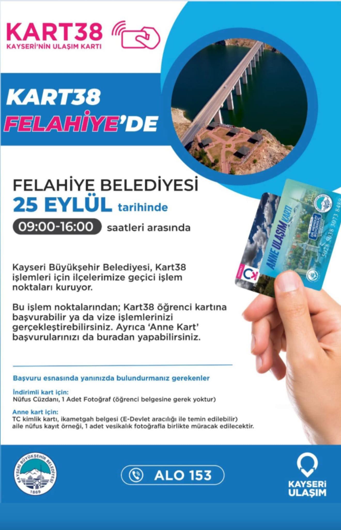Felahiye’de Kart38 Başvuruları Başla