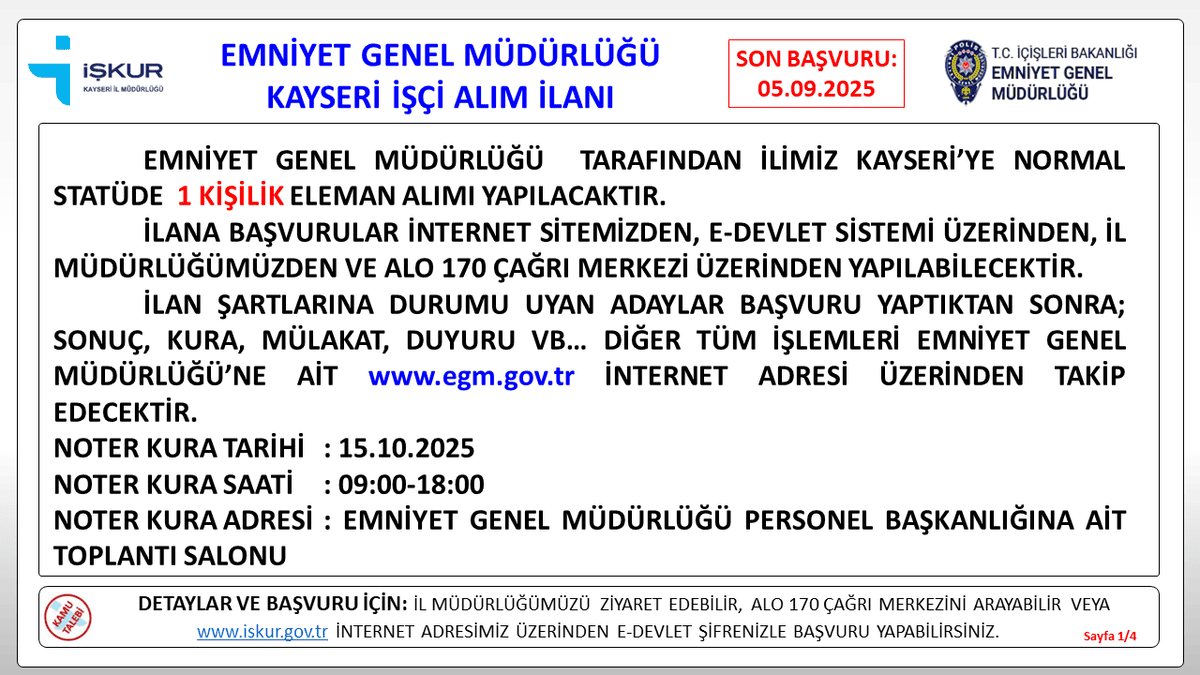 Kaysseri işkur