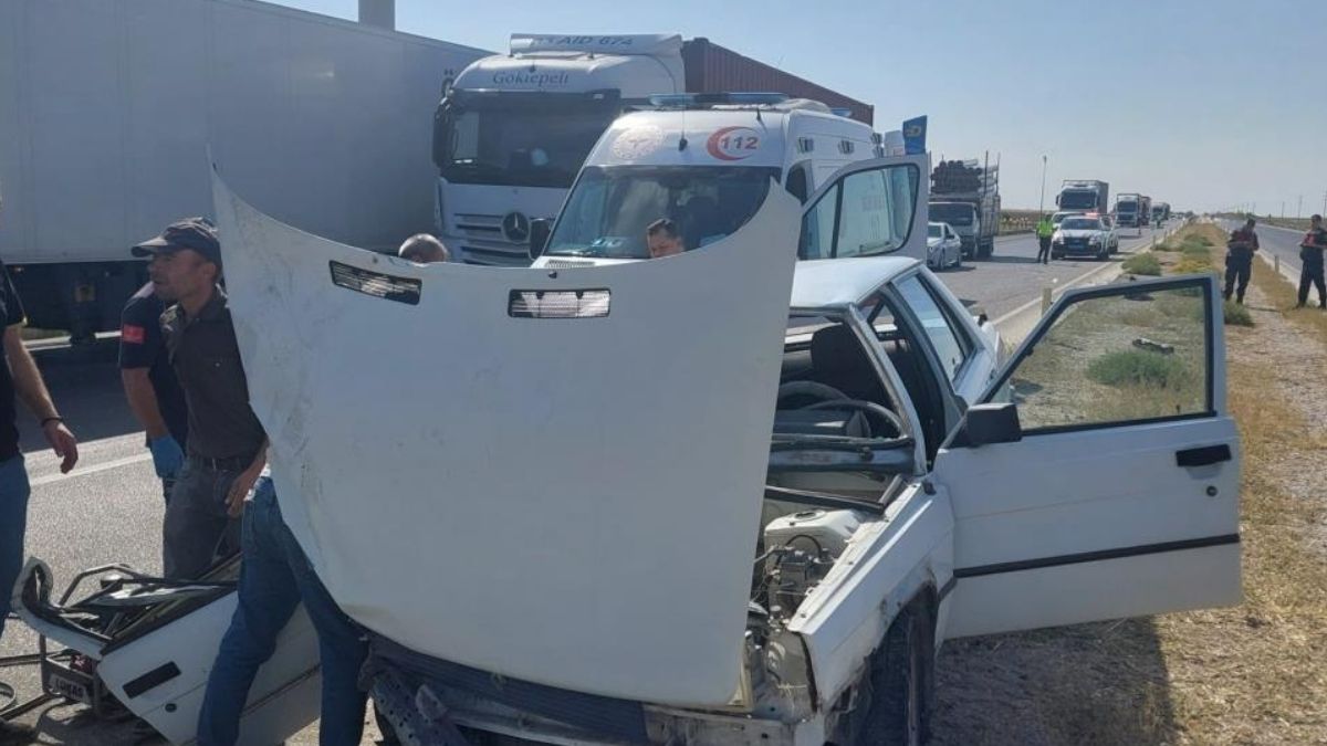konya Karapınar yolu kaza